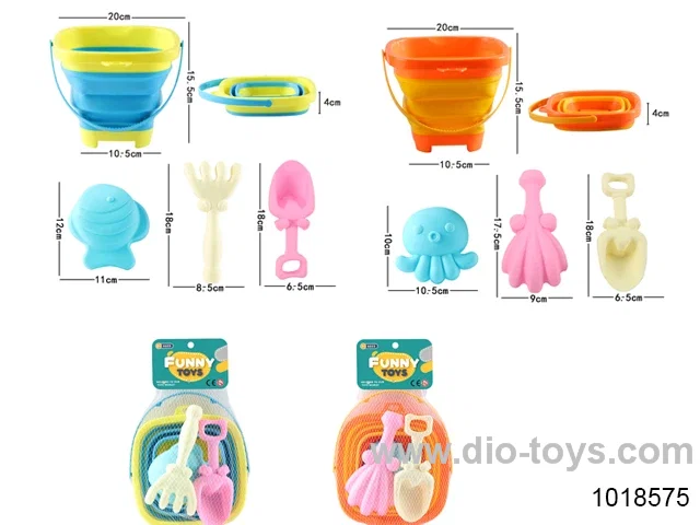 beach toys set in net bag（random color）