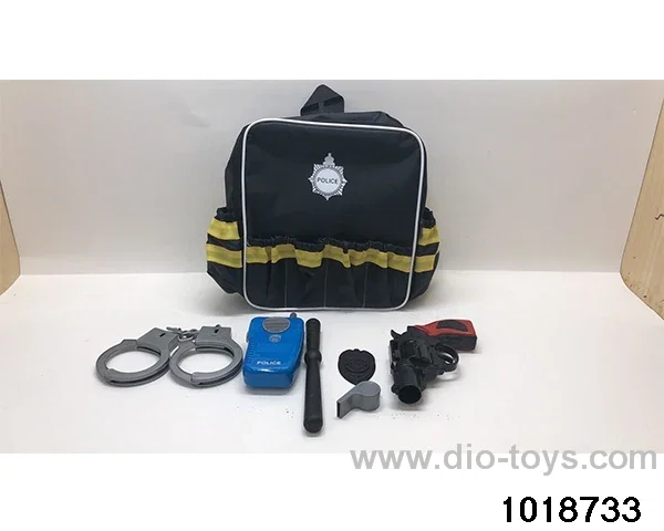 Police backpack set in opp bag