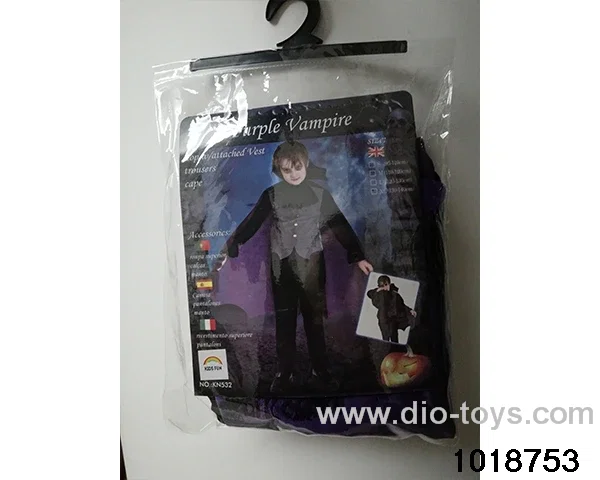 Purple Robed Vampire Prince in PVC bag