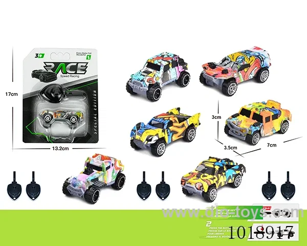 Ejection  car 6color mixed loading in Blister card