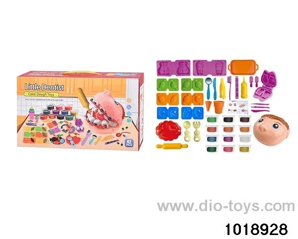 42pcs Color clay set in color box