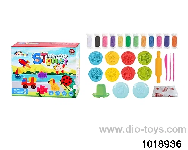 Color clay set in color box