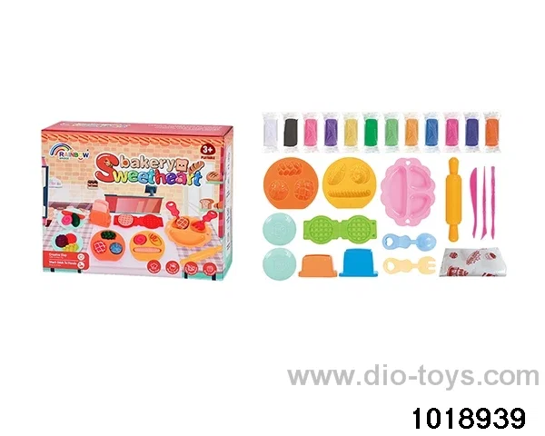 Color clay set in color box