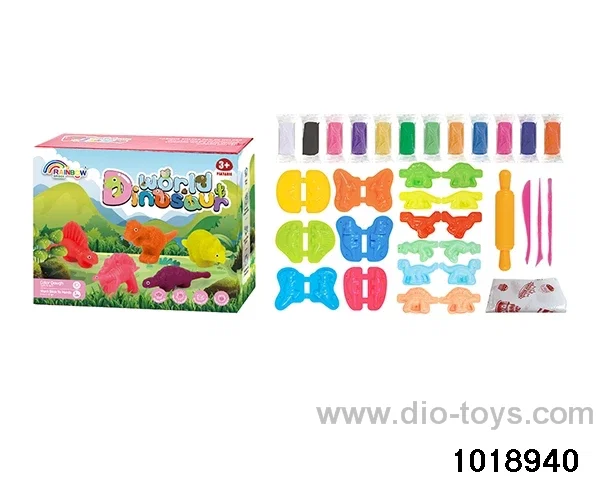Color clay set in color box
