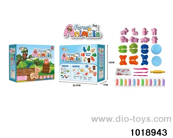 Color clay set in color box