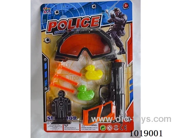 police gun set in blister card