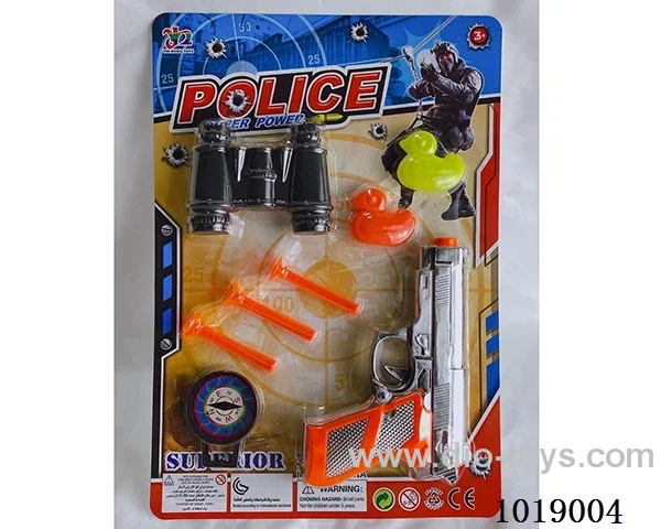 police gun set in blister card