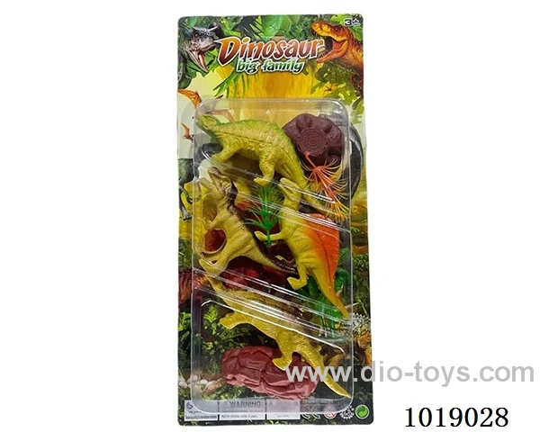 dinosaur in blister card