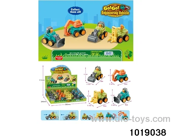 Back to the force engineering car（12pcs）in display box