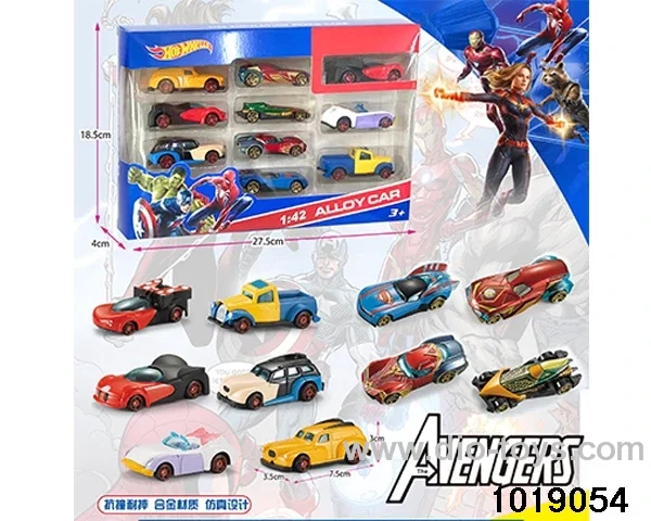 Alloy cars（10pcs) in windoow box