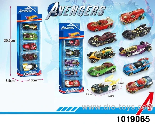 Alloy cars（5pcs) in windoow box