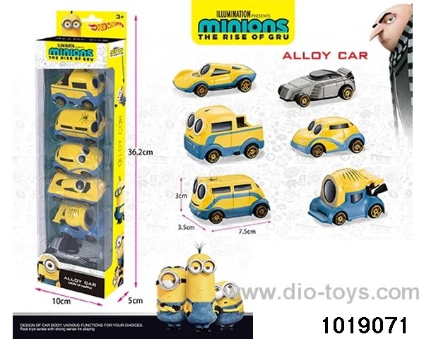 Alloy cars（6pcs) in windoow box