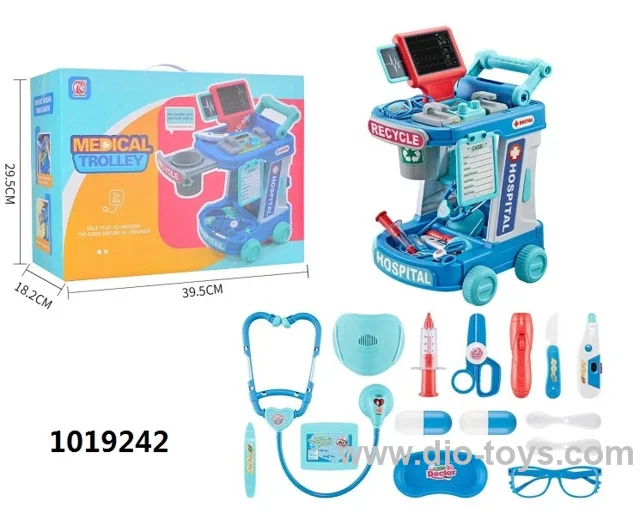 Medical tool table in color box