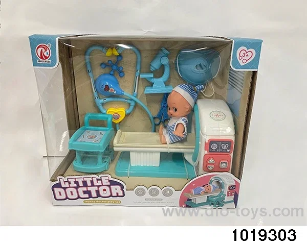 CT machine physical examination in display box