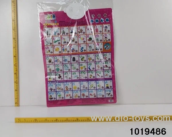 Chinese Pinyin Wall Chart in opp bag