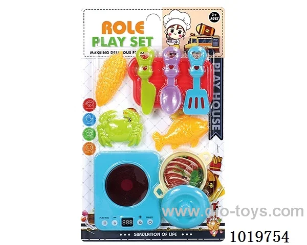 kitchen set in blister card