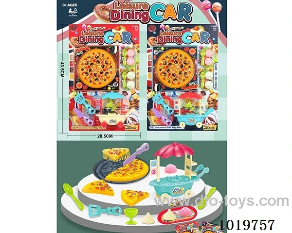Catering car in blister card