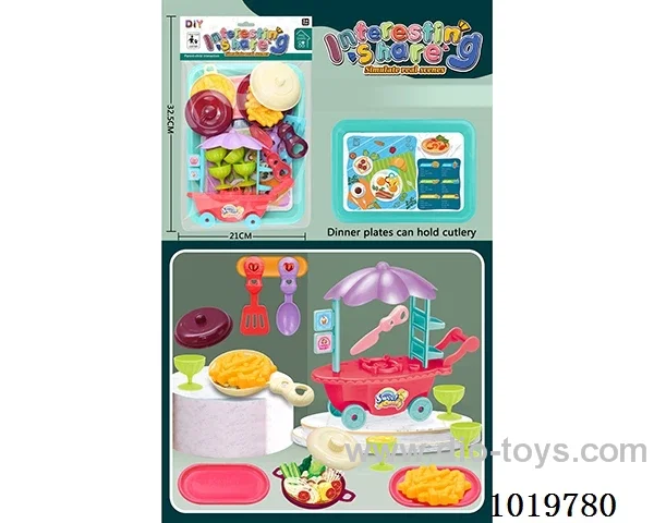 Dining car set in PP bag with header