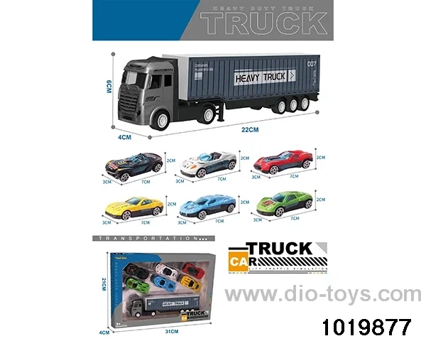 Alloy car sets in window box