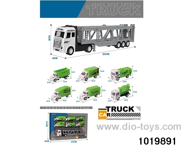 Alloy car sets in window box