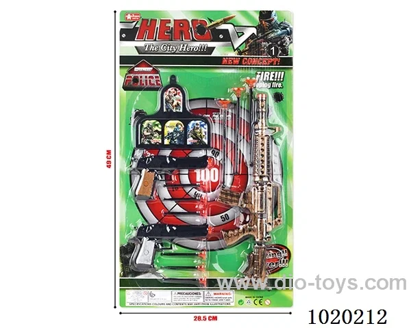 gun toys in blister card