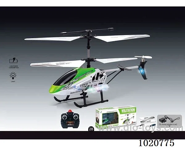 2ch alloy RC aircraft With charger in window box