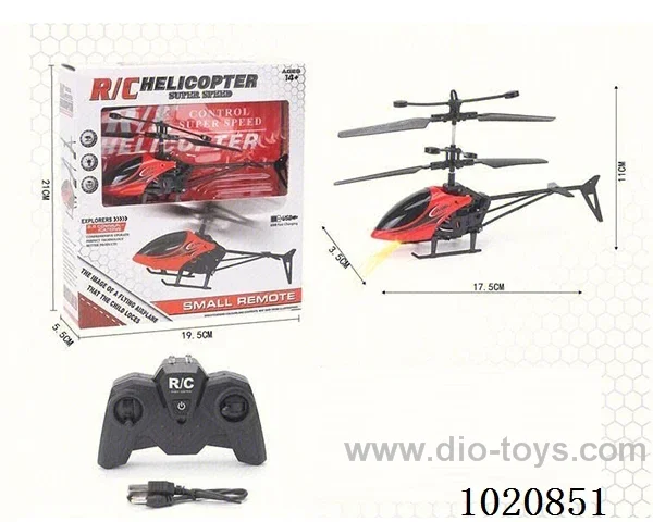2ch RC helicopter in window box