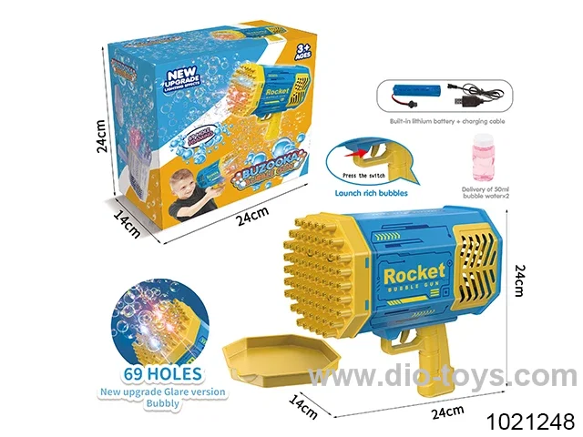 69 Holes Bubble Gun