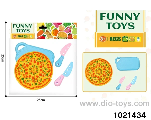 9pcs Slice and Dice Pizzas in pe bag with header