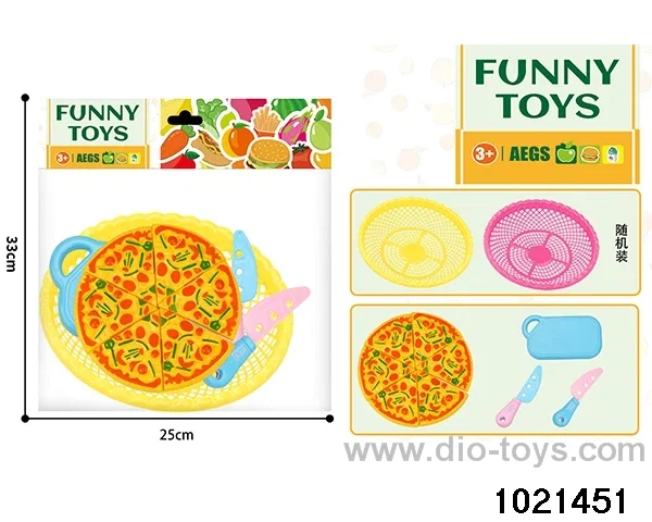 9pcs Slice and Dice Pizzas in pe bag with header