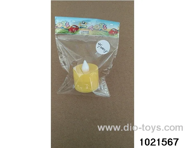 LED candle light 0PP installed (yellow shell white wick (micro-flash)) in opp bag