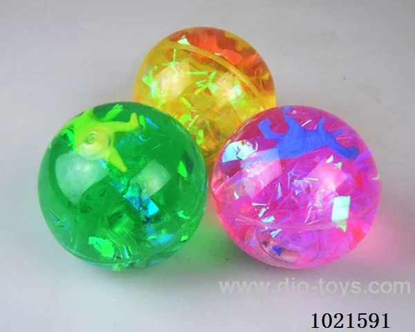 10CM Bouncy Ball with flash in Display box