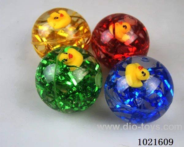 5.5CM Bouncy Ball with flash in Display box