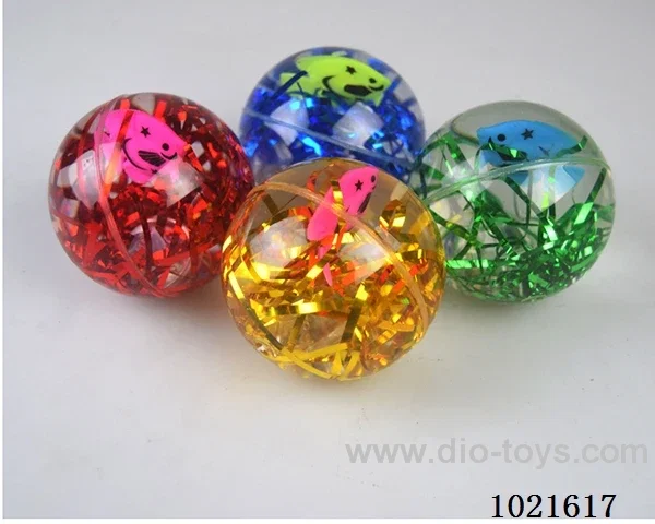 5.5CM Bouncy Ball with flash in Display box
