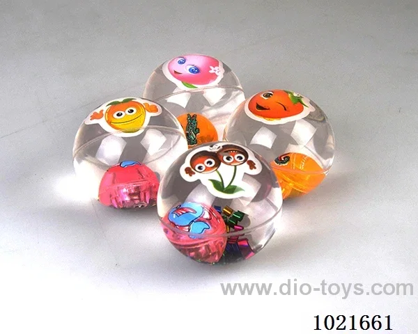 5.5CM Bouncy Ball with flash in Display box
