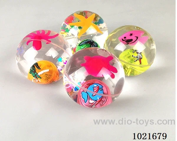 10CM Bouncy Ball with flash in Display box