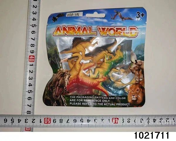 Dinosaur set in PP bag with header