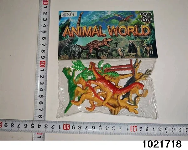 Dinosaur set in PP bag with header