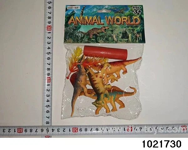Dinosaur set in PP bag with header