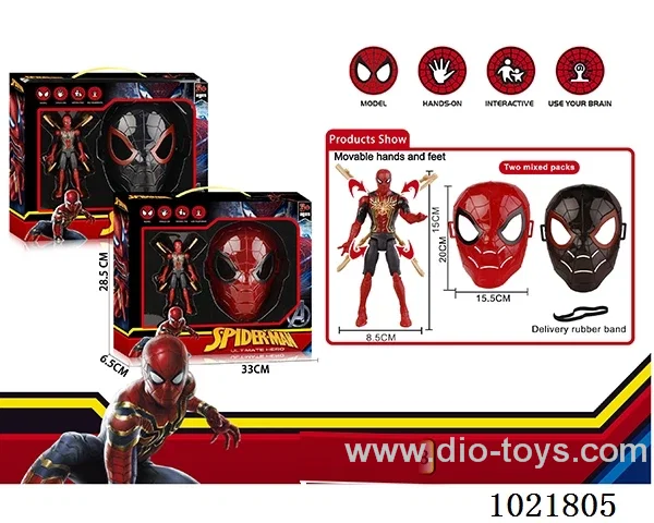Spider-Man with light&Mask 2sets mixed loading in window box
