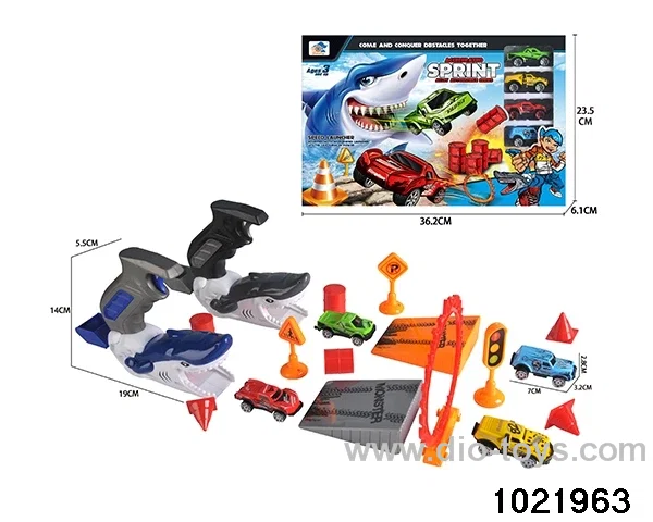 Catapult alloy flying car in window box