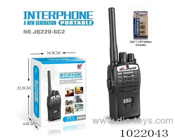 Radio intercom in color box