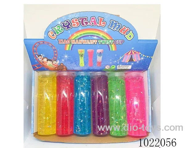 6PCS 20CM Crystal clay in display box