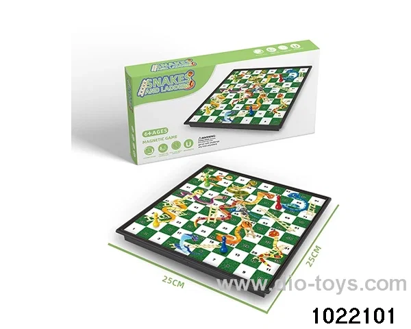 Magnetic snake and ladder chess in color box
