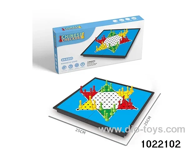 Magnetic Chinese Checkers in color box
