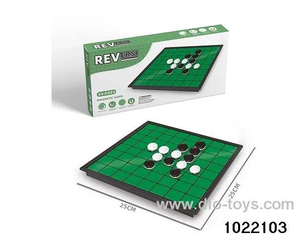 Magnetic Othello Flip Chess in color box