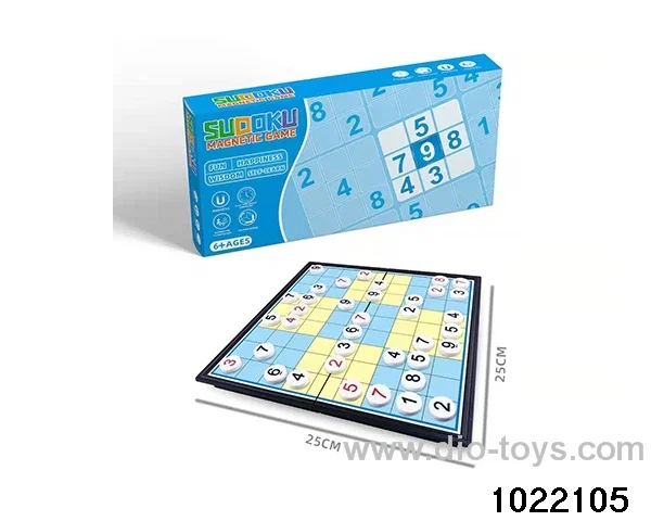 Magnetic Sudoku Chess in color box