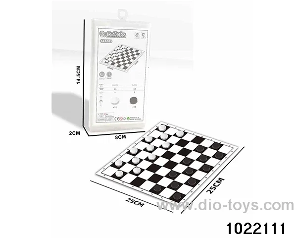 Checkers in Plastic box