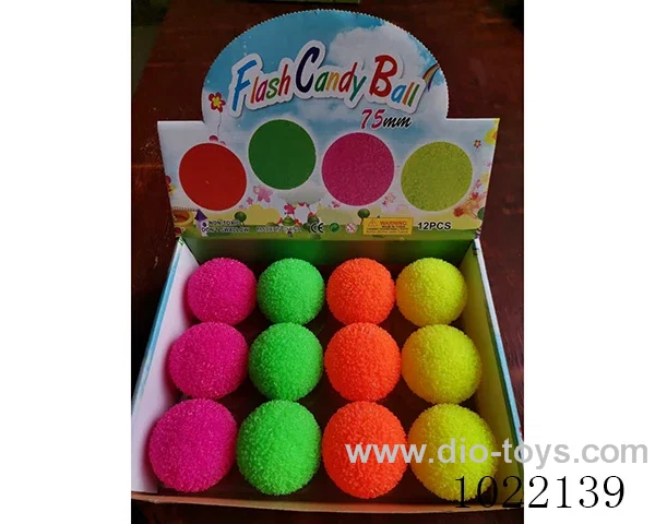 7.5 cm 12pcs  MONOCHROMATIC GRASS BALLS IN DISPLAY BOX