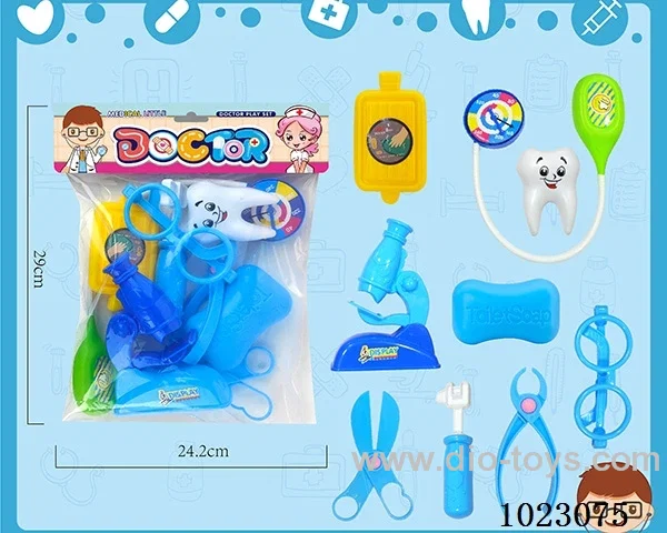 doctor set in poly bag header